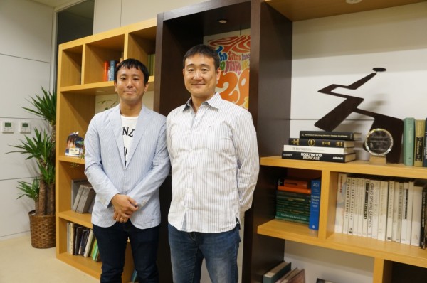 佐藤昌宏さん（写真右）とレアジョブ加藤智久