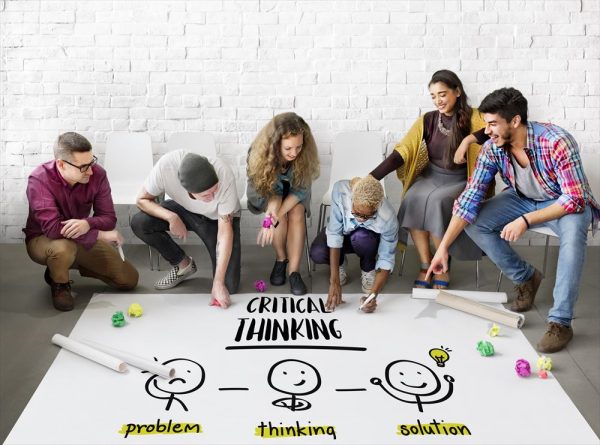 Critical Thinking Creative Brainstorm People Concept